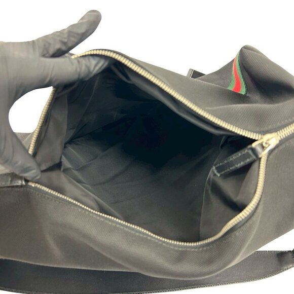 GUCCI Authentic Black Leather Backpack - Picture 9 of 9